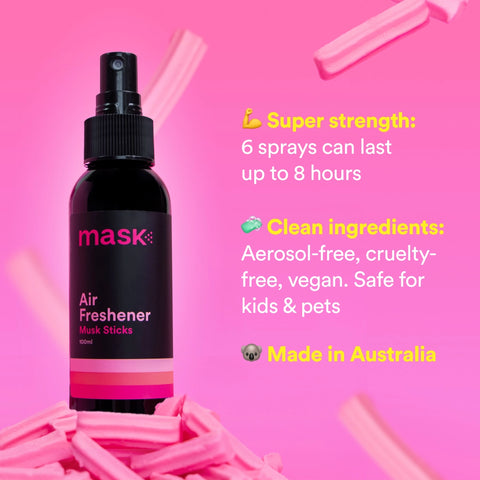 Spend $30, Get A FREE Musk Sticks Air Freshener + Hand Sanitiser!