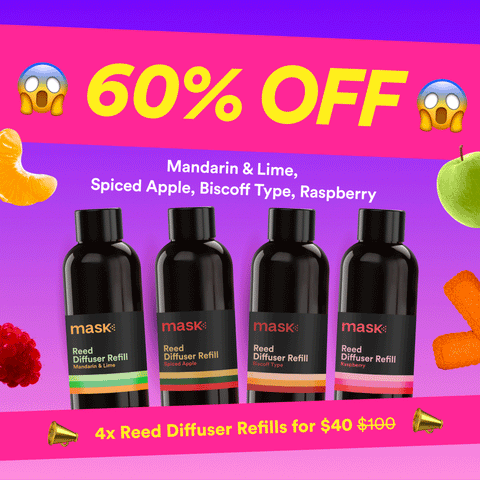60% OFF - 4x Reed Diffuser Refills for $40!