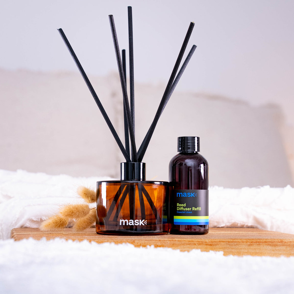 Defuser Mask Mask Co. | Reed Diffuser Set | Effortless All-Day Scent - Mask Co
