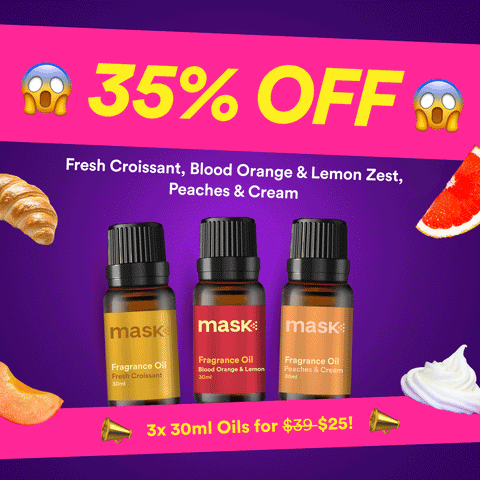35% OFF - 3x 30ml Oils for $25!