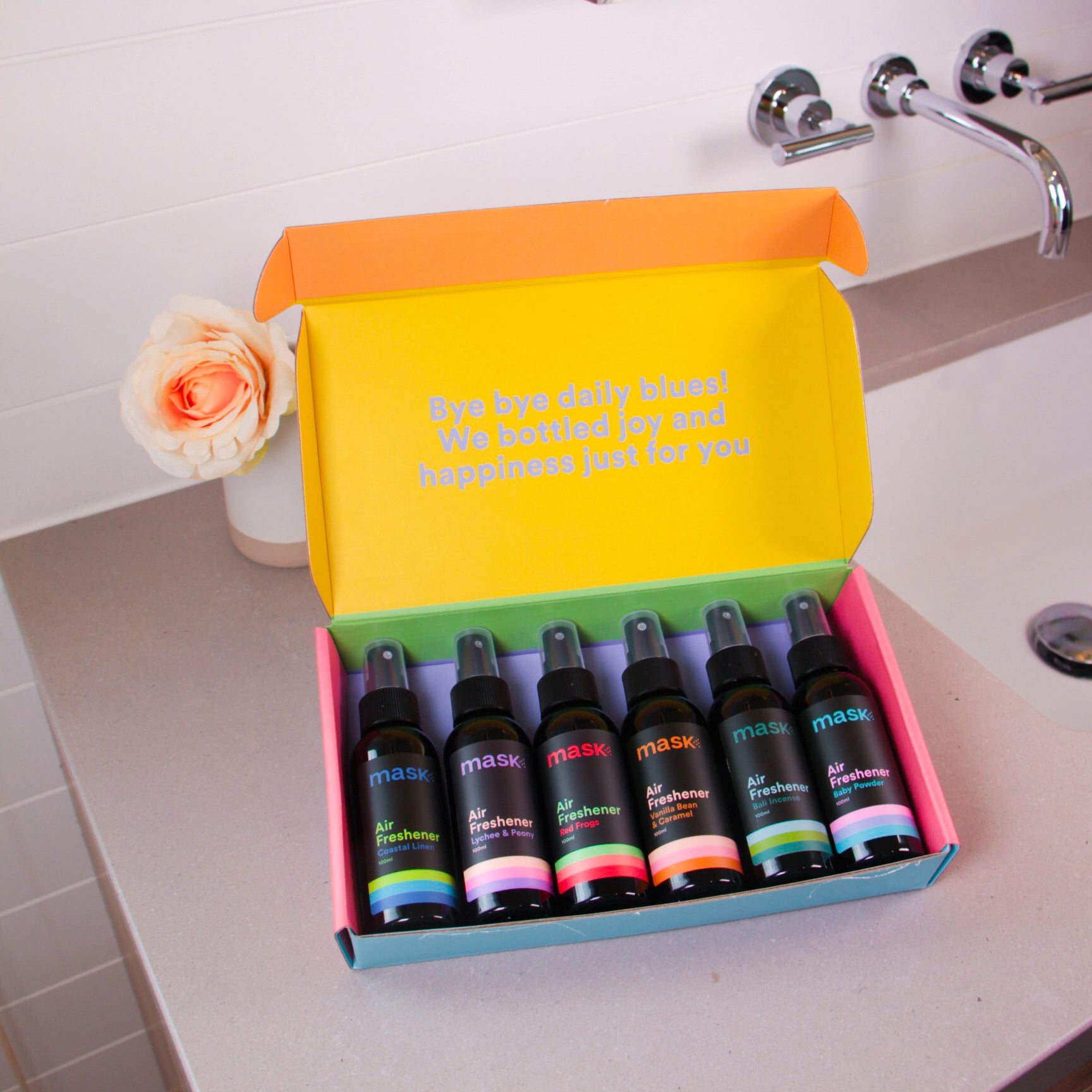 Mask Co. | Air Fresheners | Fun, Feel-Good Fragrances - 6 Pack - Mask Co