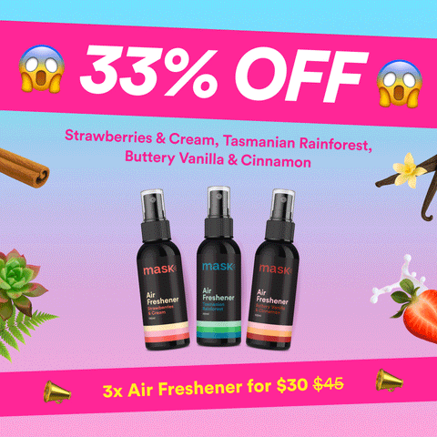 33% OFF - 3x Air Fresheners for $30!