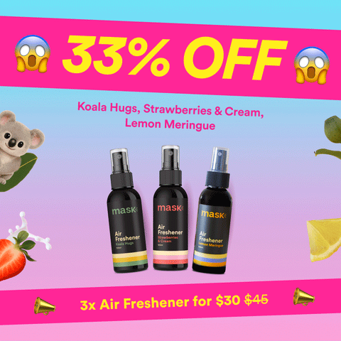 33% OFF - 3x Air Fresheners for $30!