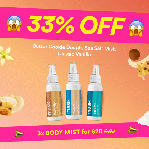 33% OFF - 3x Body Mists for $20!