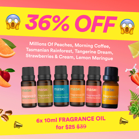 36% OFF - 6x 10ml Oils for $25!