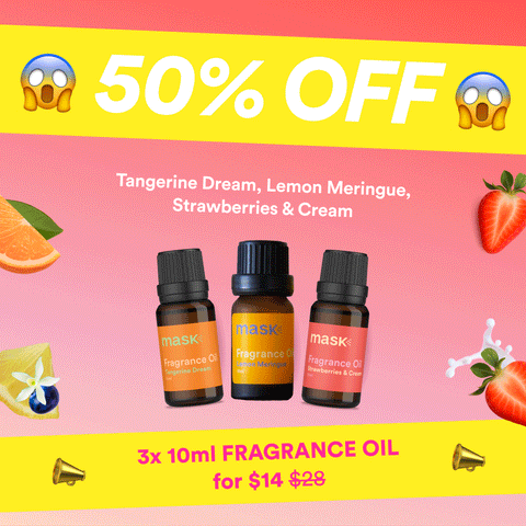 50% OFF - 3x 10ml Oils for $14!