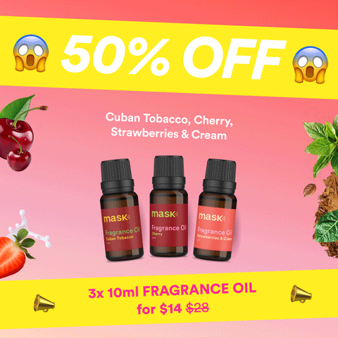50% OFF - 3x 10ml Oils for $14!