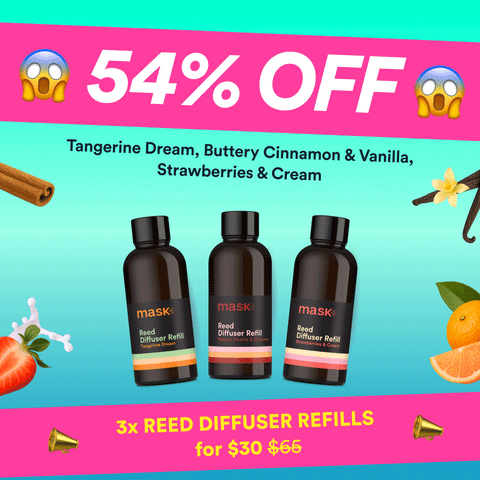 54% OFF - 3x Reed Diffuser Refills for $30!