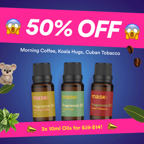 50% OFF - 3x 10ml Oils for $14!