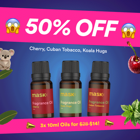 50% OFF - 3x 10ml Oils for $14!
