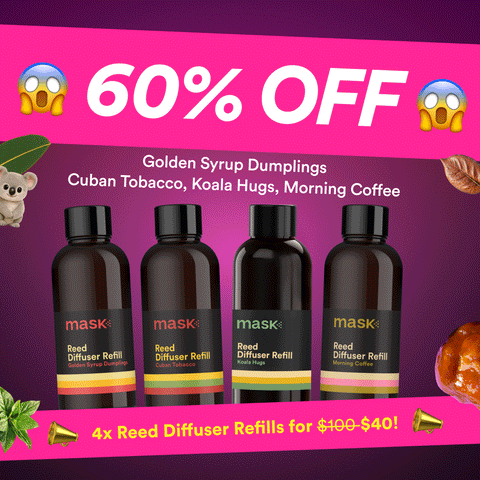 60% OFF - 4x Reed Diffuser Refills for $40!