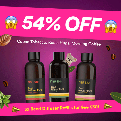 54% OFF - 3x Reed Diffuser Refills for $30!