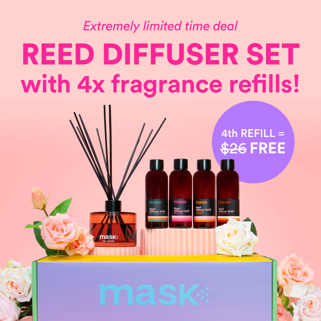 Defuser Mask Mask Co. | Reed Diffuser Set | Months of fresheness! - Mask Co
