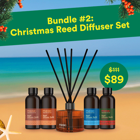 Christmas Reed Diffuser Set