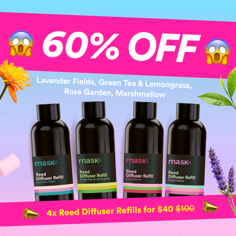 60% OFF - 4x Reed Diffuser Refills for $40!
