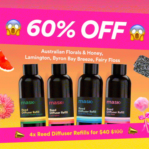 60% OFF - 4x Reed Diffuser Refills for $40!