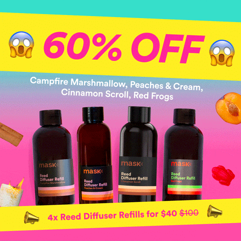 60% OFF - 4x Reed Diffuser Refills for $40