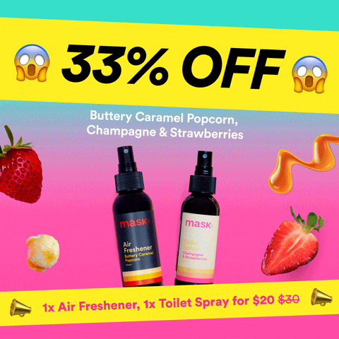 33% OFF - 1x Air Fresheners, 1x Toilet Spray for $20