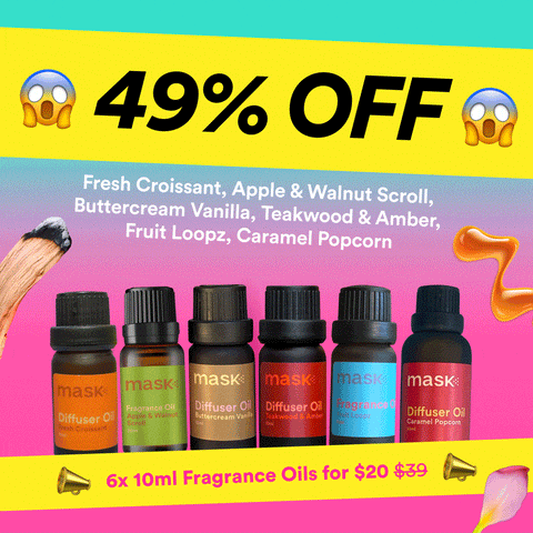 49% OFF - 6x 10ml Fragrance Oils for $20