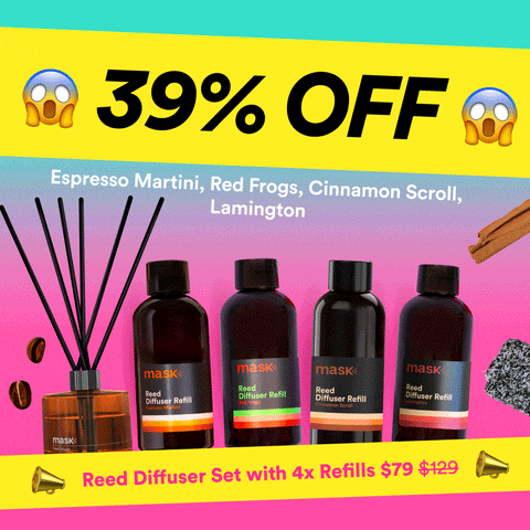 39% OFF Reed Diffuser Set with 4x Refills $79