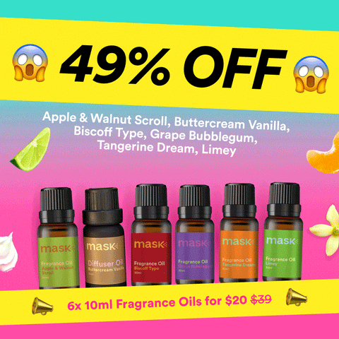 49% OFF - 6x 10ml Fragrance Oils for $20