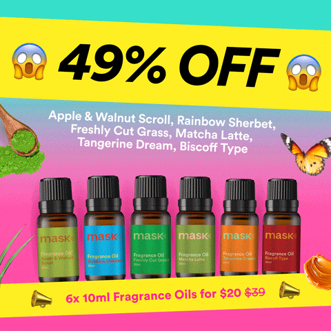 49% OFF - 6x 10ml Fragrance Oils for $20