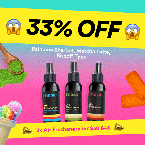 33% OFF - 3x Air Fresheners, $30