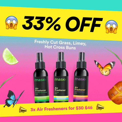33% OFF - 3x Air Fresheners, $30