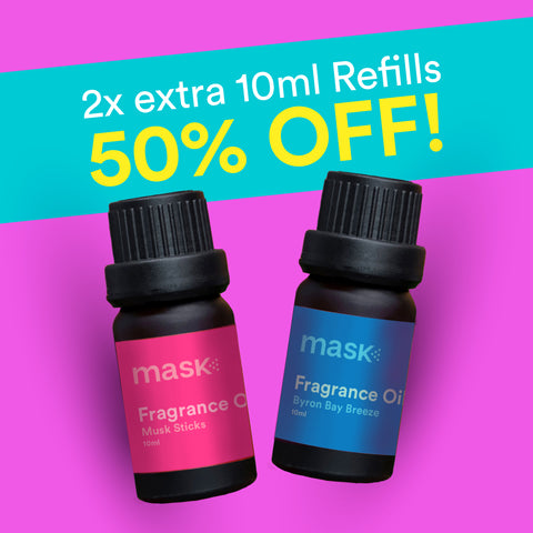 2x 10ml refills - same scents you already chose!