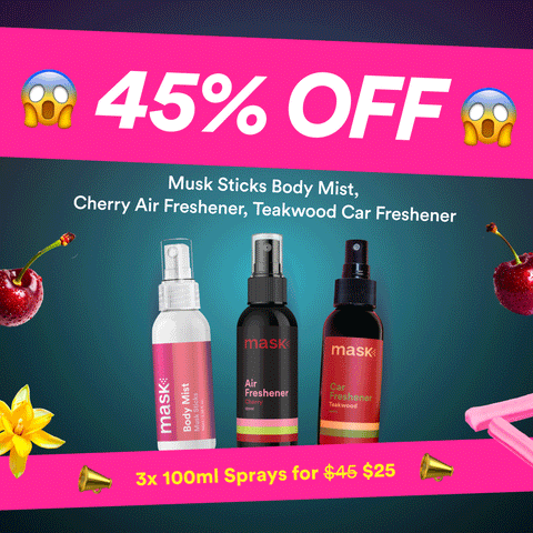 45% OFF - 3x 100ml Sprays for $25!