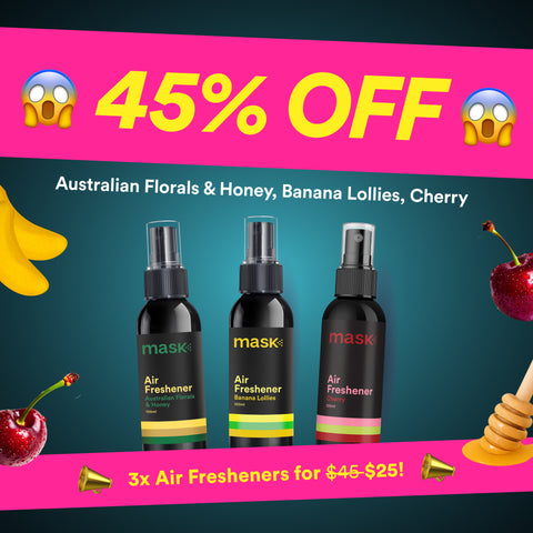 45% OFF - 3x Air Fresheners for $25!