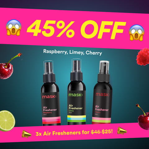 45% OFF - 3x Air Fresheners for $25!