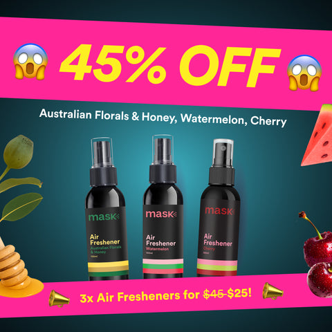 45% OFF - 3x Air Fresheners for $25!