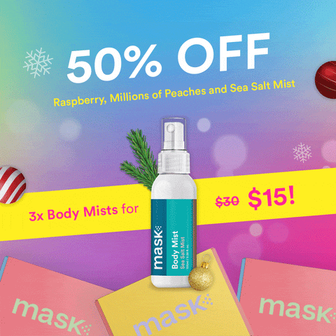 50% OFF - 3x Body Mists for $15!