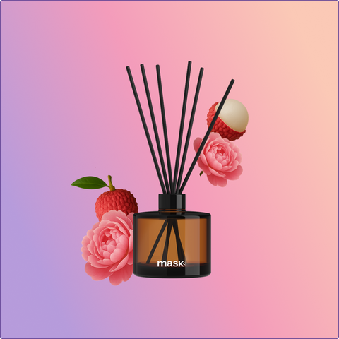 Mini Reed Diffuser Set with 1x Refill and Reed Sticks