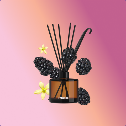 Mini Reed Diffuser Set with 1x Refill and Reed Sticks