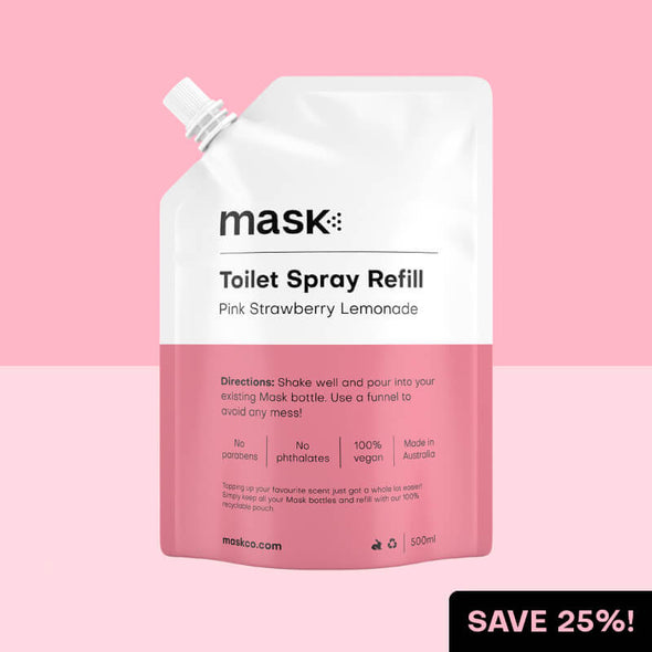 Second Pink Strawberry Lemonade Toilet Spray Refill 25% OFF