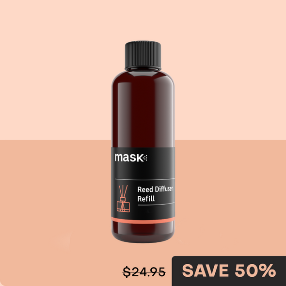 Extra 130ml refill bottle of same scent + reed sticks